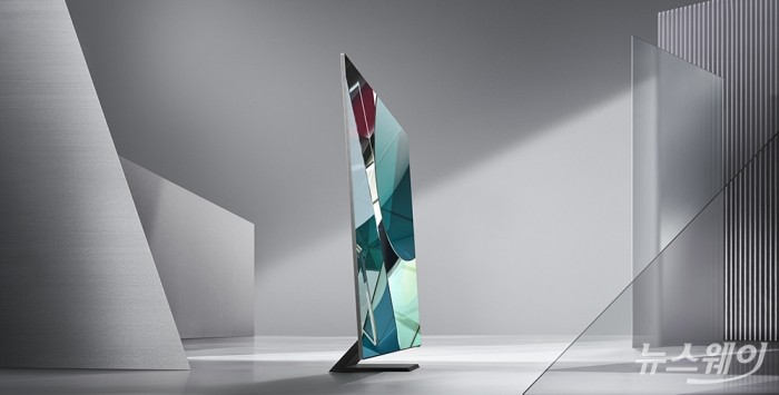 삼성이 미국 ‘CES 2020’에서 공개하는 2020년형 ‘QLED 8K’ 제품. 사진=삼성전자 제공