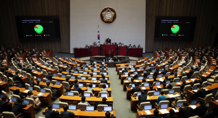 29일 국회 본회의. 사진=연합뉴스 제공