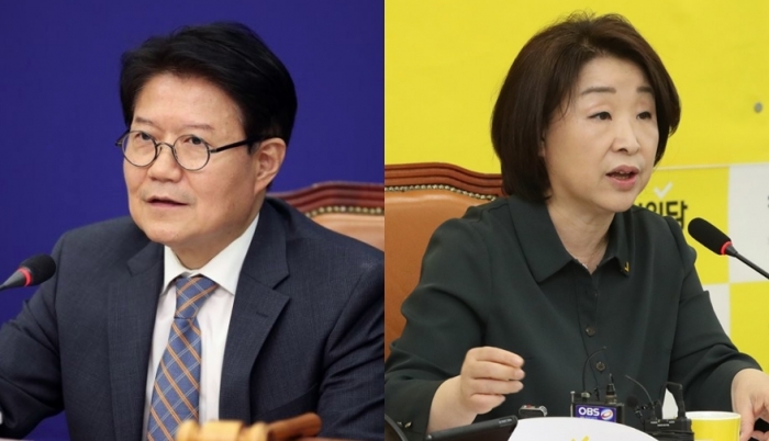 우희종 서울대 교수, 심상정 정의당 대표. 사진=연합뉴스 제공