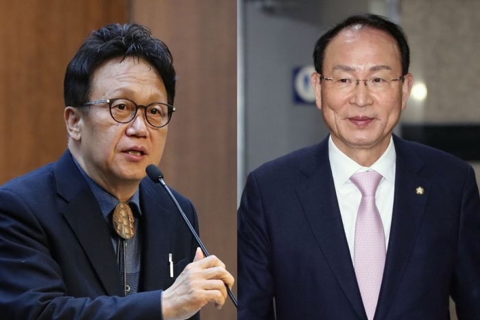 금융감독위원장 하마평에 오른 민병두 의원, 최운열 더불어민주당 의원. 사진=연합뉴스 제공