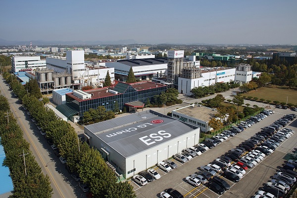 LG화학 익산 양극재 사업장. 사진=LG화학 제공