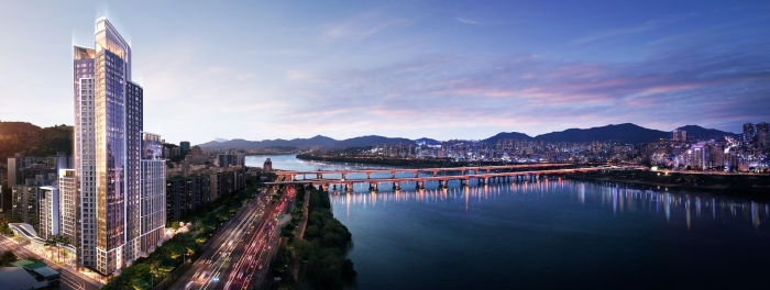 서울 광장동 삼성1차아파트 재건축 조감도. 사진 = SK에코플랜트