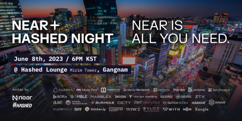 니어 프로토콜, 해시드와 'NEAR x Hashed Night' 8일 공동 개최