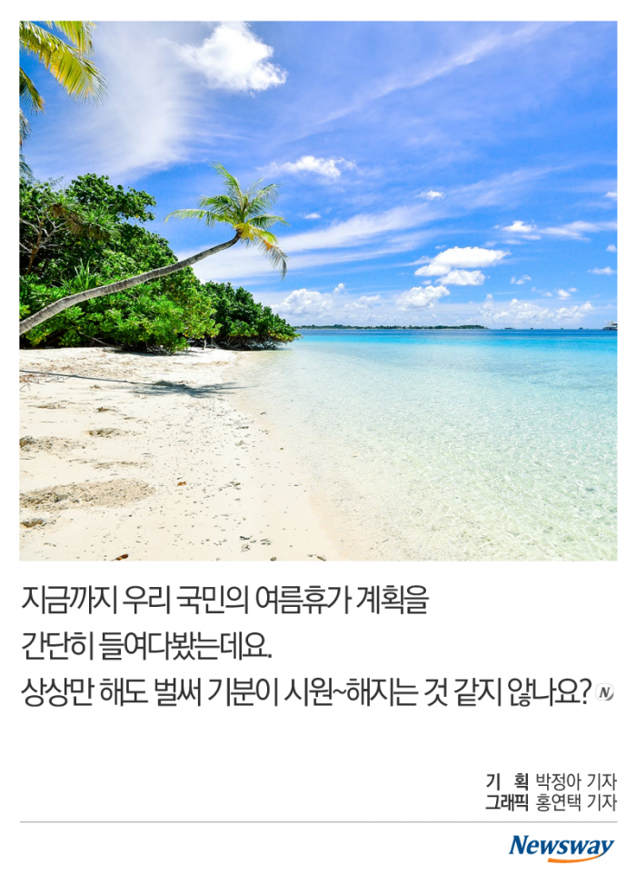 왔다, 여름휴가 시즌! ‘어디로 떠날까?’ 기사의 사진