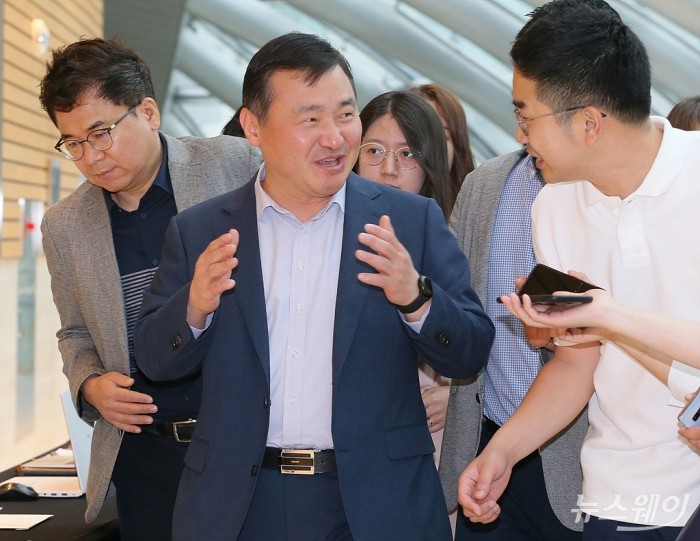 노태문 삼성전자 무선사업부 개발실장(사장). 사진=이수길 기자.