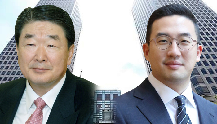 구본준 LG 전 부회장(왼쪽)과 구광모 LG그룹 회장. 그래픽=강기영 기자