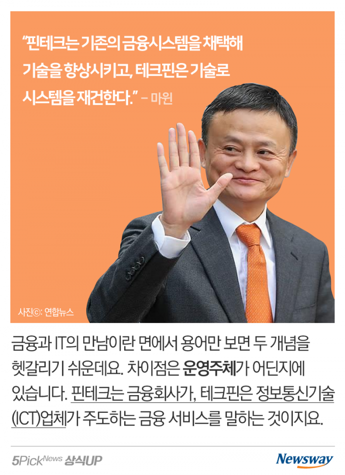 요즘 대세는 ‘테크핀’···핀테크랑 뭐가 다른데? 기사의 사진