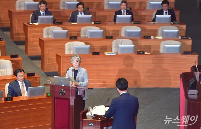 국회, 본회의 대정부질문 1일차(정치·외교·통일·안보 분야). 사진=이수길 기자 leo2004@newsway.co.kr