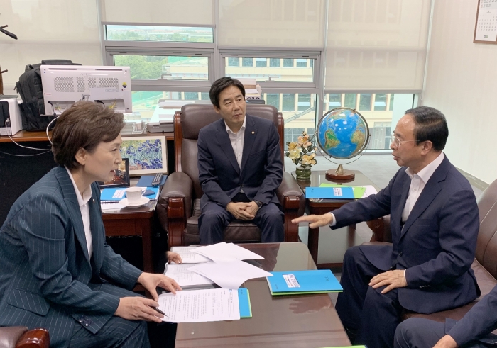이용호 국회의원 면담