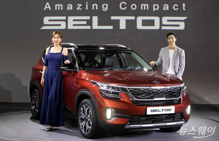 기아자동차, 글로벌 전략 소형 SUV ‘셀토스(Seltos)’신차발표회. 사진=이수길 기자 leo2004@newsway.co.kr