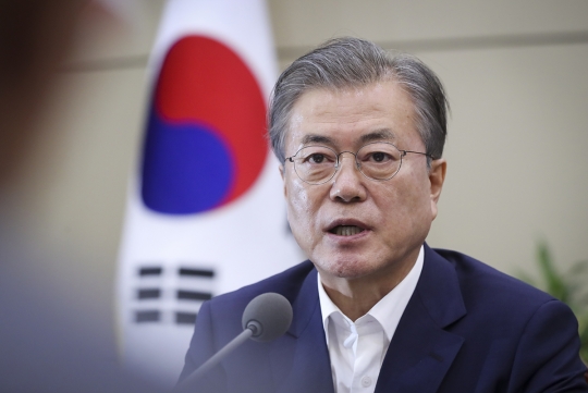 문재인 대통령. 사지=청와대 제공.