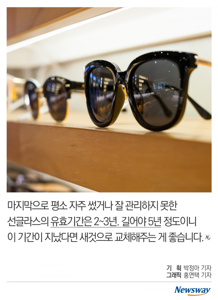 여름철 선글라스, 짙을수록 좋다? 기사의 사진