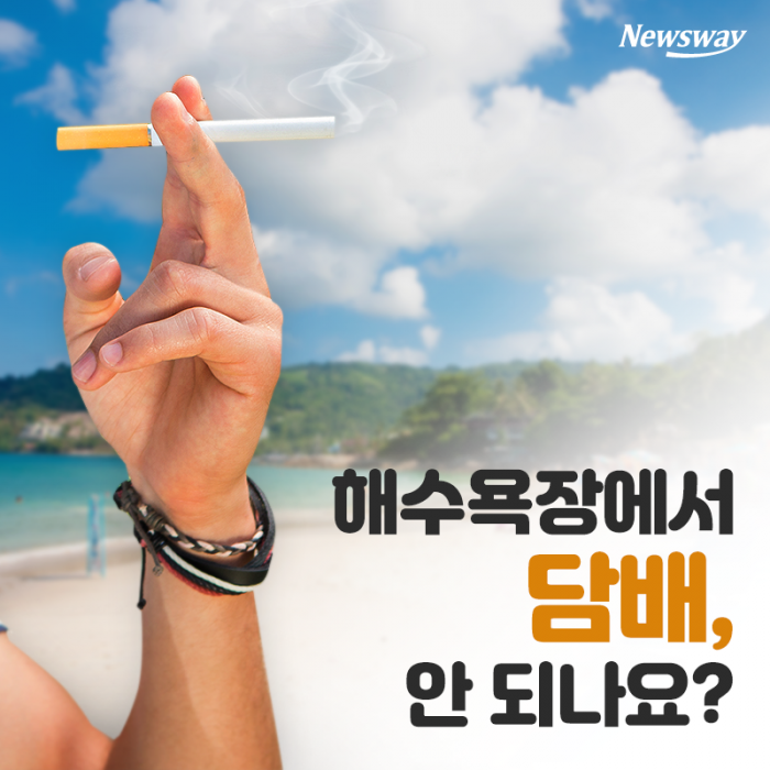 해수욕장에서 담배, 안 되나요? 기사의 사진
