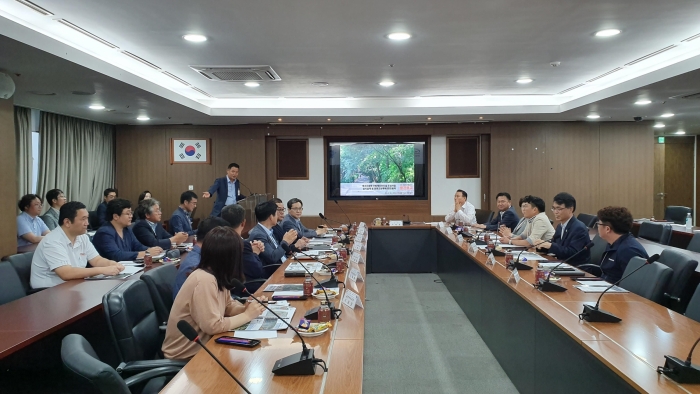 태조산 산림레포츠시설 중간보고 현장(사진=천안시 제공)