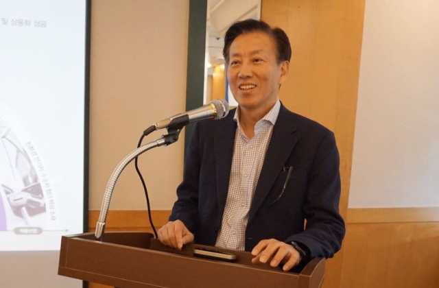 8일 한정철 엔바이오니아 대표이사는 여의도에서 주요 임직원이 참석한 가운데 기자간담회를 열고 기업공개(IPO)를 공식 선언했다. 사진 = 엔바이오니아 제공.