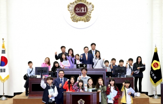 인천갈산초등학교 학생들
