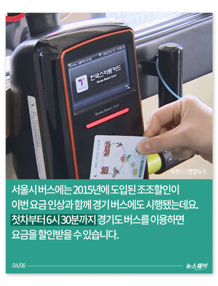 1,300만 경기도민을 위한 버스요금 꿀팁 기사의 사진