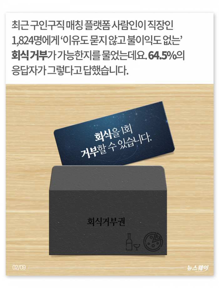 당신의 직장엔 ‘회식거부권’이 있나요? 기사의 사진
