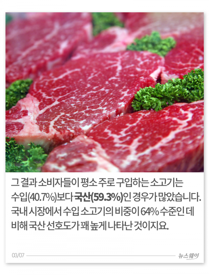 ‘한우 vs 수입 소고기’···당신의 선택은? 기사의 사진
