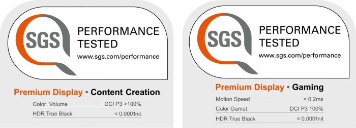 SGS는 OLED 패널의 화질적 특성이 IT 시장의 새로운 키워드인 컨텐츠 제작 및 1인 방송, 온라인 게임에 최적의 디스플레이 환경을 제공한다는 평가와 함께 Premium Display (Content Creation), Premium Display (Gaming) 2가지 항목에 인증을 수여했다. 사진=삼성디스플레이 제공