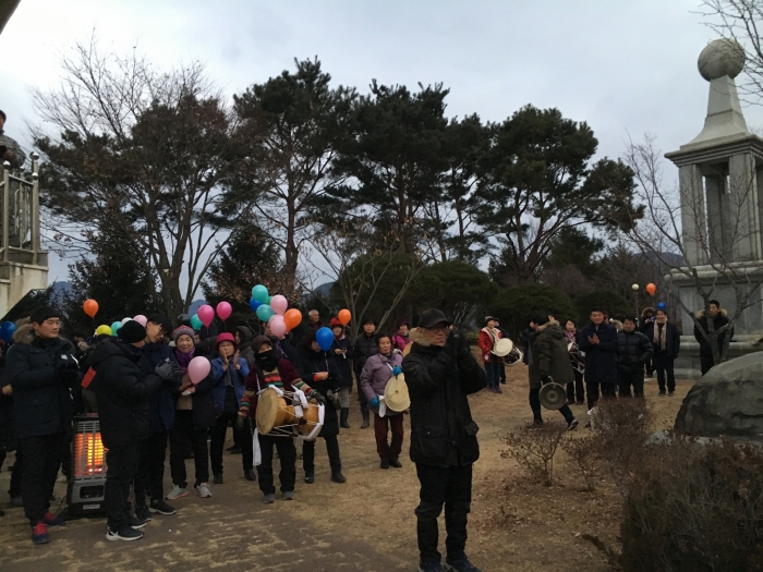 진안 용담면, 경자년 해맞이 행사 진행 기사의 사진
