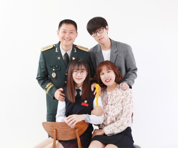 노준 육군 대령 가족 모습