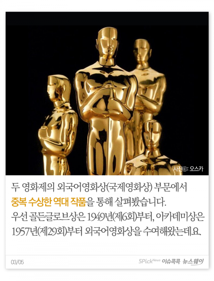 역대 사례로 본 ‘기생충’의 아카데미 수상 전망 기사의 사진