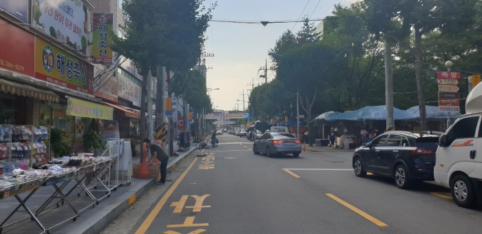 문흥1동 롯데슈퍼 홀짝제 모습