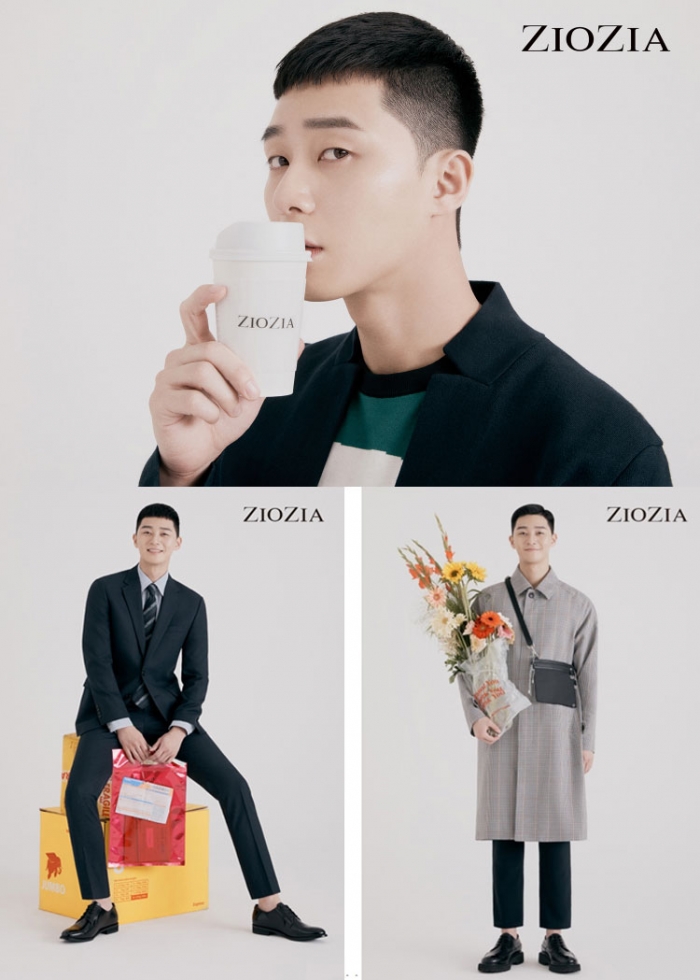 남성복 지오지아(ZIOZIA) 2020 봄, 배우 박서준 화보공개. 사진=지오지아