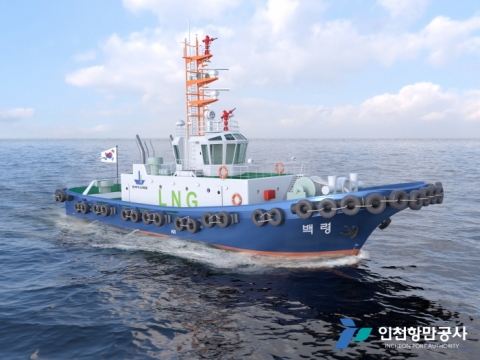 인천항만공사, ’국내최초 인천항 LNG예선 전환 시범사업‘ 성공에 총력