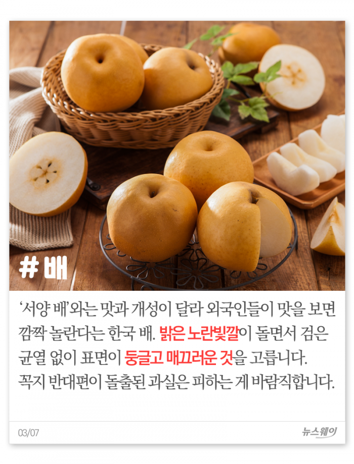 명절 필수 과일 ‘사·배·단’ 제대로 고르기 기사의 사진