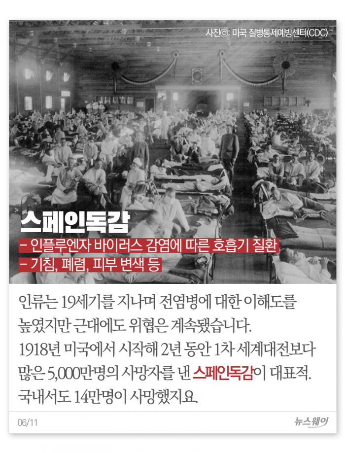 천연두부터 코로나까지···인류를 위협한 전염병들 기사의 사진