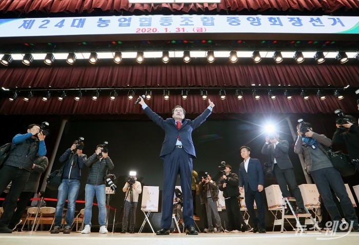 제24대 농협중앙회 신임 회장 선거-이성희 전 낙생농협 조합장. 사진=이수길 기자 leo2004@newsway.co.kr