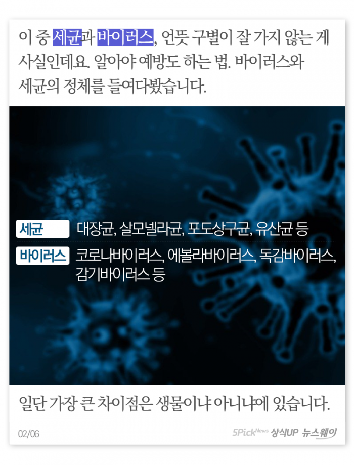 헷갈리는 ‘세균’과 ‘바이러스’···정체가 뭐길래 기사의 사진