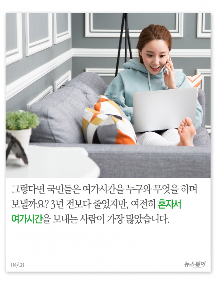 한국인의 여가시간, 최고의 파트너는··· 기사의 사진
