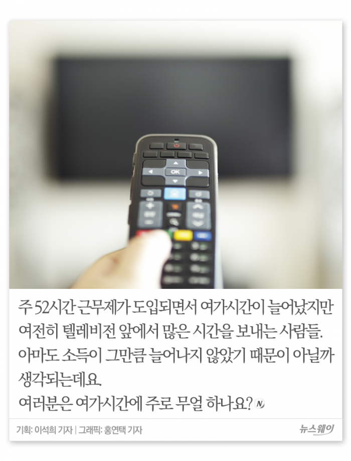한국인의 여가시간, 최고의 파트너는··· 기사의 사진