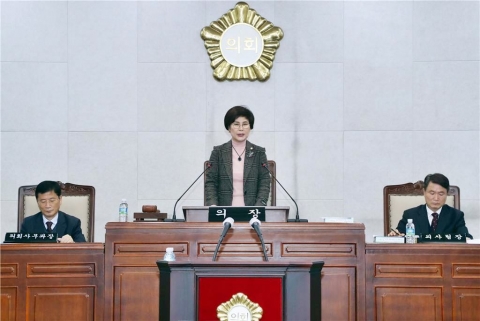 장흥군의회, 제252회 임시회 개회