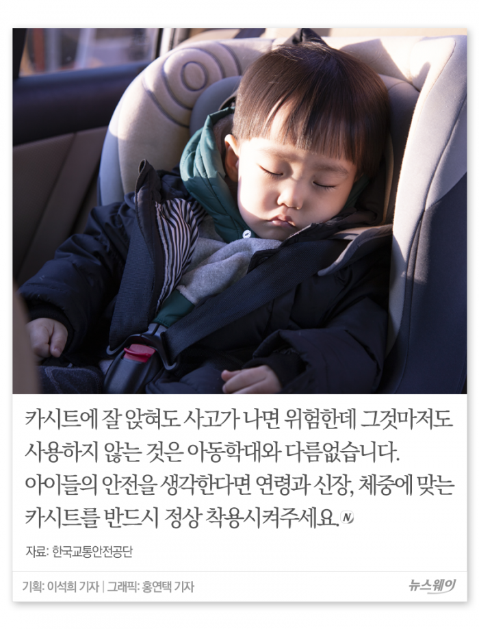 아이들 카시트, 이래도 대충 쓸 건가요? 기사의 사진