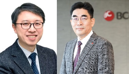 (왼쪽부터)김대환 삼성카드 대표이사 내정자, 이동면 비씨카드 사장 내정자. 사진=각 사 제공