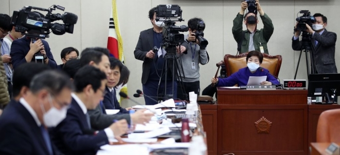 국회 행정안전위원회 전체회의. 사진=연합뉴스 제공
