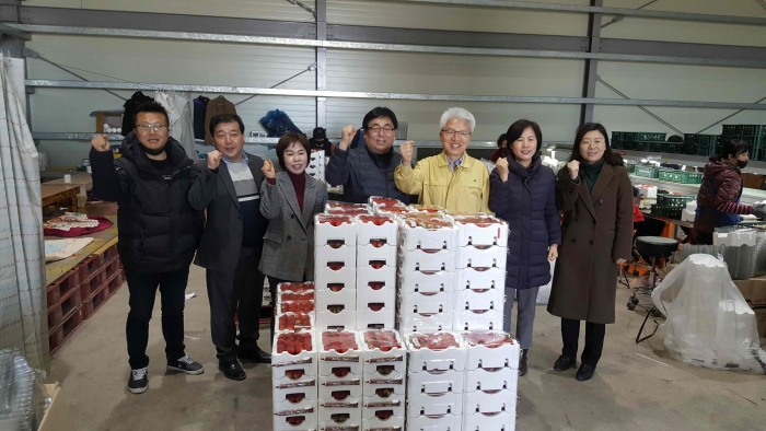전주시, ‘코로나19’ 극복 위해 전주 딸기로 착한 소비 기사의 사진