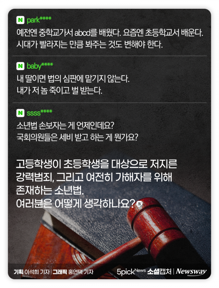 초등학생 성폭행범을 대하는 한국의 법 수준 기사의 사진