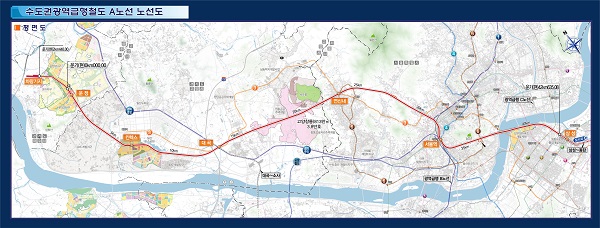 GTX는 현재 A, B, C 등 총 3개 노선의 신설이 확정된 상태이며 현대로템이 수주한 GTX-A노선 전동차 120량은 파주시 운정역~화성시 동탄역의 총 10개 역사 83.1km 구간에서 운행될 예정이다. 차량은 2024년까지 모두 납품 완료된다. 사진=현대로템 제공