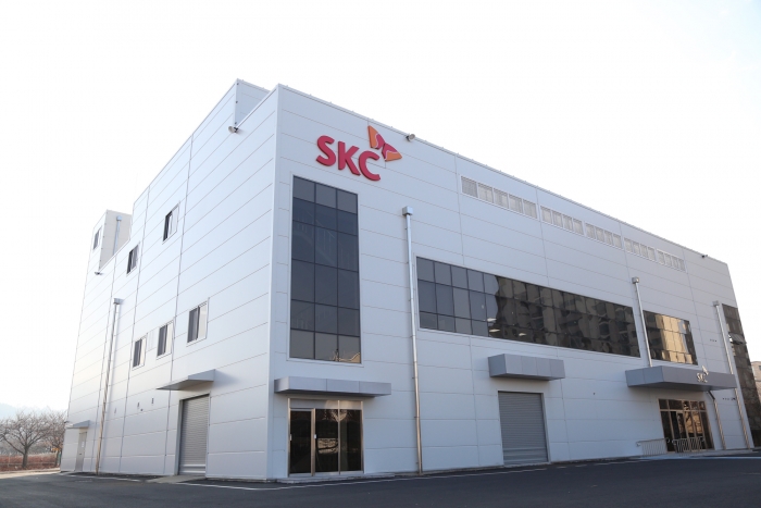충남 천안 SKC 하이테크앤마케팅 천안공장에 건설한 SKC 블랭크 마스크 공장 모습. 사진=SKC 제공