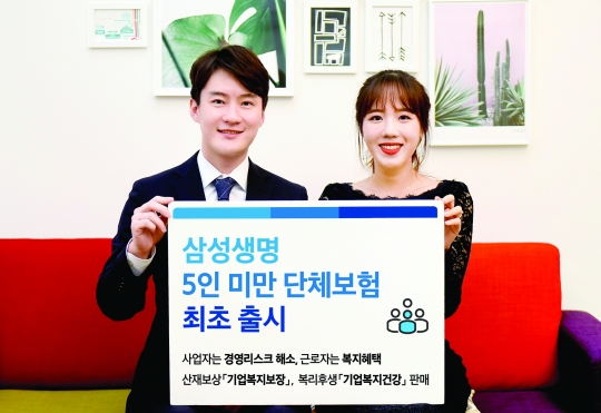 삼성생명은 근로자 5인 미만의 소규모 사업장도 가입할 수 있는 단체보험을 업계 최초로 판매한다. 사진=삼성생명