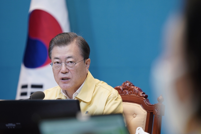 국무회의 주재한 문 대통령. 사진=청와대 제공