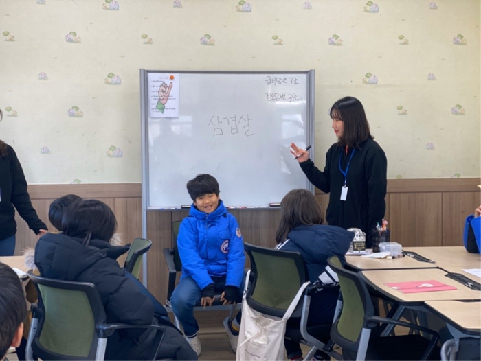 2019년 교육 멘토링 활동 모습