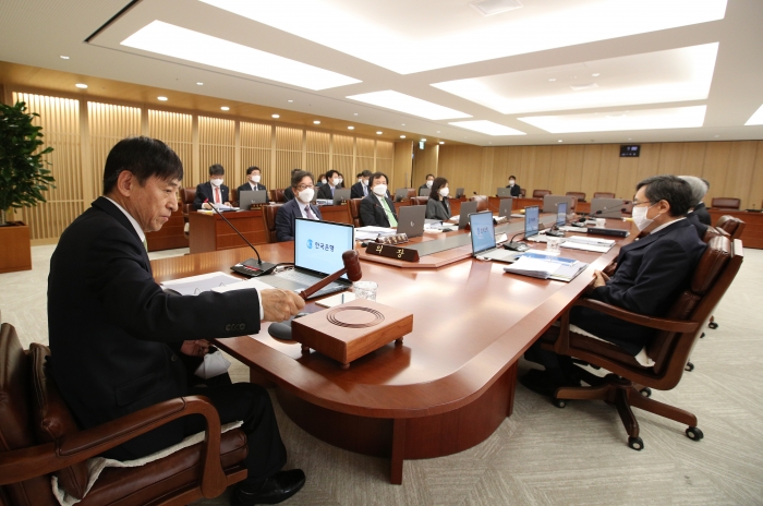 한국은행은 9일 오전 서울 세종대로 한은 본관에서 금융통화위원회 통화정책방향 결정 정례회의를 열었다. 사진=한국은행 제공