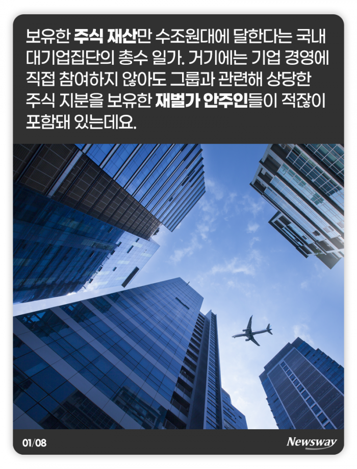 ‘100억은 기본’ 재벌가 주식부자 사모님 10人 기사의 사진