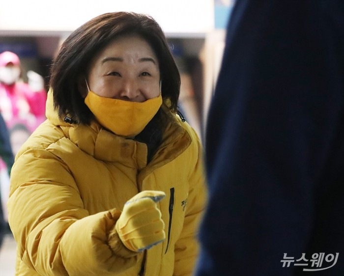 4·15 제21대 총선 심상정 고양갑 후보 선거유세. 사진=이수길 기자 leo2004@newsway.co.kr